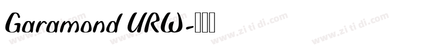 Garamond URW字体转换